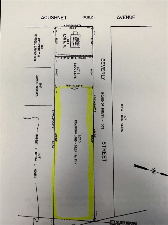房源照片：Lot 3 Beverly St, New Bedford