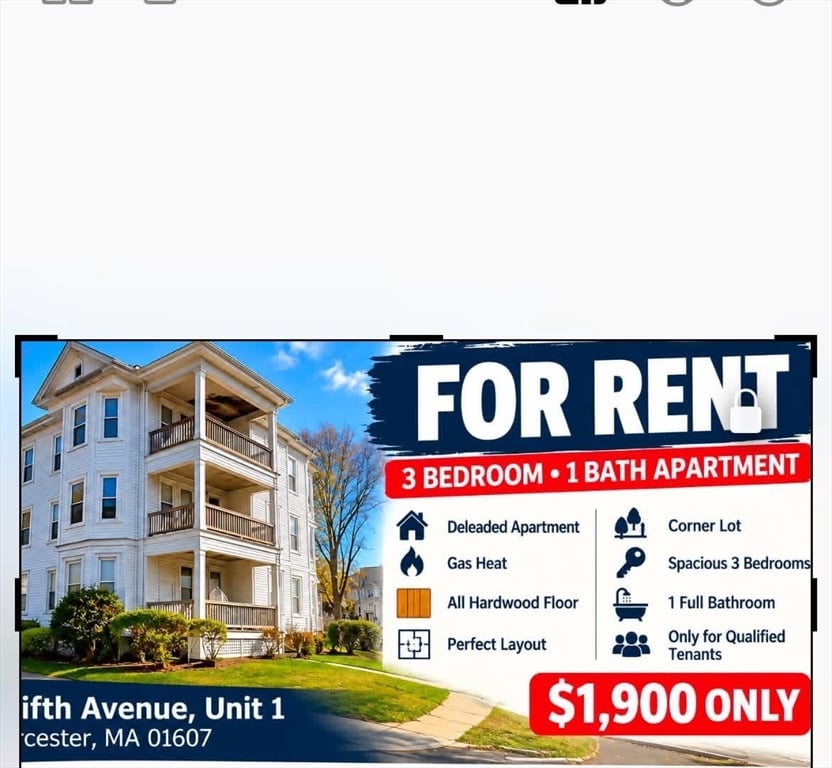 5 fifth ave #1, Worcester